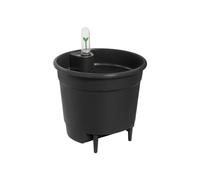 Elho Self-Watering Insert 13 - Accessoires pour Intérieur - Plastique 100% Recyclé - Ø 13.04 x H 11.55 cm - Noir/Living Noir