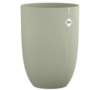 Elho – Pot de fleur Sereh High 30 – Intérieur et extérieur – Plastique 100% recyclé – Vert