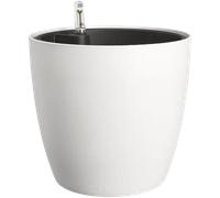 elho Set All-in-1 Pot Brussel Rond 25 cm avec Système d’Irrigation - blanc