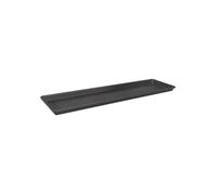 Elho Green Basics Balconnière Soucoupe 60 - Soucoupe pour Balcon & Extérieur - Ø 56.8 x H 2.5 cm - Noir/Living Noir