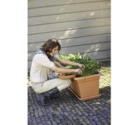 ELHO Soucoupe pour jardiniere Green Basics 100 - Terre cuite doux - XXL - Extérieur - Ø 89,7 x H 5,7 cm