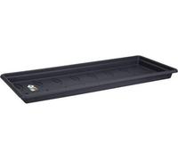 ELHO Soucoupe pour jardiniere Green Basics 60 - Vivre noir - Extérieur - XXL - Ø 54,9 x H 4,6 cm