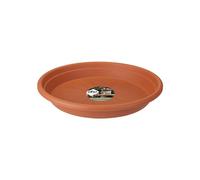 Elho Soucoupe Universel Ronde 40 - Soucoupe pour Intérieur & Extérieur - Ø 40.0 x H 5.8 cm - Ø 40.0 x H 5.8 cm - Marron/Terre Cuite