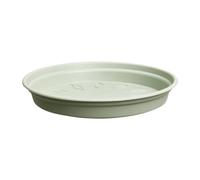 ELHO-Soucoupe ronde en plastique vert pierre Elho green Basics - diamètre 34 cm