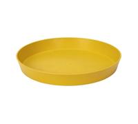 ELHO Soucoupe ronde Loft Urban 14 - Extérieur - Ø 13,9 x H 1,9 cm - Jaune ocre
