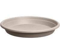Elho Soucoupe Universel Ronde 48 - Soucoupe pour Intérieur & Extérieur - Ø 48.0 x H 7.0 cm - Ø 48.0 x H 7.0 cm - Beige/Beige Champignon