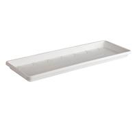 Elho Sous-Vase Pour Fleurs Barcelona Trough Saucer 40CM Blanc