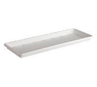 Elho Sous-Vase Pour Fleurs Barcelona Trough Saucier 70CM Blanc