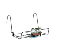 Elho Support pour jardinière de balcon Type 2/3, Taille M, gris | L 31,5 x l 58,5 x H 22,5 cm | Convient pour une utilisation en extérieur