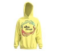 elho Sweat-shirt 'Luzern 89' jaune citron / vert clair / rouge / noir, Taille S