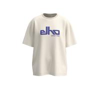 elho T-Shirt 'Roseheim 89' bleu violet / noir / blanc cassé, Taille XS