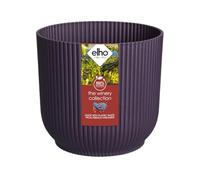 Elho The Winery Collection 16 - Pot de Fleur Interieur - Plastique 100% Recyclé - Ø 16.1 x H 14.8 cm - Violet/Mauve Foncé