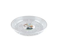 Elho Uni-Soucoupe Ronde 28 - Soucoupe pour Intérieur & Extérieur - Ø 27.8 x H 3.9 cm - Transparent/Transparent