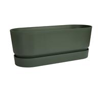ELHO Vase Greenville Trough Long 50CM Leaf Vert