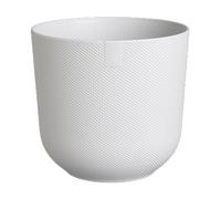 Elho, Vase Jazz Rond Blanc Ø16XH15CM, Vases Intérieur Extérieur