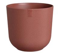 Elho, Vase Jazz Rond Rouge Toscan Ø16XH15CM, Vases Intérieur Extérieur