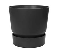 Elho Vaso Greenville Rond 20Cm Living Noir