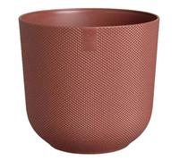 Elho, Vaso Jazz Round Rosso Toscano Ø16xh15cm, Vasi Interno Esterno