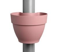 Elho Vaso Vibia Campana Drainpipe Clicker 22CM Rose Poussière