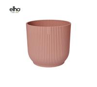 Elho Vibes Fold Cache-pot Rond Rose tendre - D18 cm, H17 cm