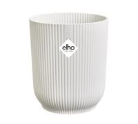 Elho Vibes Fold Orchid High 12,5cm - Orchid Pot Indoor - Pots de Fleurs Intérieur - Plastique 100% recyclé - Blanc/Blanc Soie