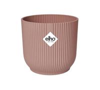 Elho Vibes Fold Pot De Fleurs Rond Roues 35 - Rose - Ø 35 X H 32 Cm - Intérieur - 100% Recyclé