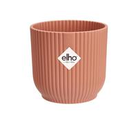 Elho Vibes Fold Rond Mini 11 - Pot De Fleurs pour Intérieur - Plastique 100% recyclé - Ø 11.1 x H 10.5 cm - Rose/Rose Poudré