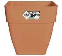 Elho Vibia Campana Bac a fleurs Carré 37 - Marron - Ø 36 x H 36 cm - extérieur - 100% recyclé Marron G