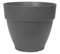 Elho Pot de fleurs rond Vibia Campana Ø 55 x H 47 cm Extérieur 100% recyclé Noir