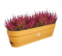 Elho Vibia Campana balconnière 70cm Pot de Fleurs - Jaune Miel