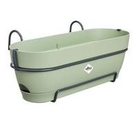 Elho Vibia Campana Balconniere Allin1 50 - Vert - L 50 X B 26 X H 17 Cm - Balcon - 100% Recyclé Vert G