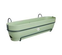 Elho Planteur pour balcon Vibia Campana Balconnière Allin1 70 Ø 70,4 x H 17,7 cm Vert/Vert Pistache