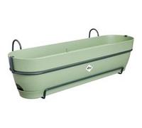 Elho Vibia Campana Balconniere Allin1 70 - Vert - L 70 x B 26 x H 17 cm - Balcon - 100% recyclé Vert G