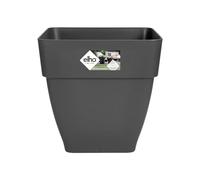Elho Vibia Campana Carré 30 - Pot De Fleurs pour Extérieur - Ø 28.8 x H 28.2 cm - Noir/Anthracite