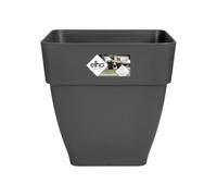 Elho Vibia Campana carré 37cm Pot de Fleurs - Anthracite | L 36.4 x l 36.4 x H 35.6 cm | Convient à une utilisation en extérieur