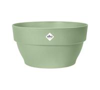 Elho Vibia Campana Coupe 27 - Pot De Fleurs pour Extérieur - Ø 27.0 x H 14.0 cm - Vert/Vert Pistache