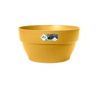 Elho Vibia Campana Coupe 27cm Pot de Fleur - Jaune Miel