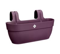 Elho Vibia Campana Easy Hanger L 46 - Planteur pour Balcon & Extérieur - Ø 46.0 x H 26.5 cm - Mauve Érable
