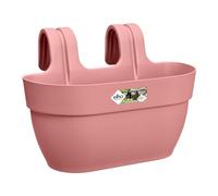 Elho Vibia Campana Easy Hanger M 36 - Planteur pour Balcon & Extérieur - Ø 36.0 x H 26.5 cm - Rose/Rose Poussière