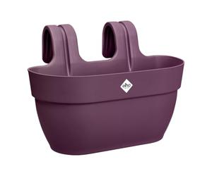 Elho Vibia Campana Easy Hanger Medium jardinière - Mauve Érable | L 24.1 x l 36 x H 26.5 cm | Convient à une utilisation en extérieur
