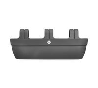 Elho Vibia Campana Easy Hanger XXL 70 - Planteur pour Balcon & Extérieur - Plastique 100% Recyclé - L69 x B26.8 x H23.7 cm - Noir/Anthracite