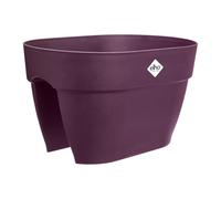 Elho Vibia Campana Flower Bridge 40 - Planteur pour Balcon & Extérieur - Ø 39.0 x H 22.0 cm - Violet/Mauve Érable