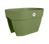 Elho Vibia Campana Flower Bridge 40cm Pot de Fleurs - Moss Green | L 26 x l 39 x H 22 cm | Convient à une utilisation en extérieur