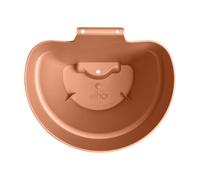 Elho Vibia Campana Forêt Vertical 21 - Planteur pour Balcon & Extérieur - Ø 20.7 x H 29.7 cm - Marron/Terre Cuite