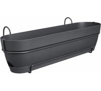 elho® Vibia campana jardinière anthracite 70 cm avec support allin1 - plastique