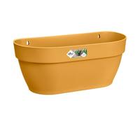 Elho Vibia Campana Mural 35 - Planteur pour Balcon & Extérieur - Ø 35.0 x H 14.8 cm - Jaune/Jaune Miel