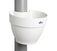 Elho Vibia Campana Pot gouttière 22cm Pot de Fleurs - Blanc Soie