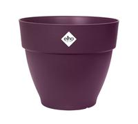 Elho Vibia Campana Rond 40 - Pot De Fleurs pour Extérieur - Plastique 100% recyclé - Ø 39.0 x H 33.4 cm - Violet/Mauve Érable