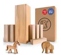 Eli® bois de tilleul à sculpter - quel bois de tilleul pour sculpter ou tourner - gabarit de sculpture - set d'ébauches en bois à sculpter - prisme