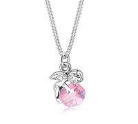 Eli Collier Femme Pendentif Ange Noble avec Cristaux en Argent Sterling 925 s